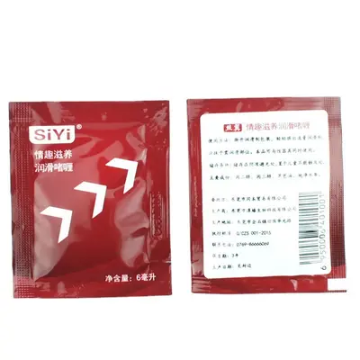 Water-Based Lubricant Gel, 6 ml Sachet