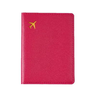 Passport holder, PVC leather, airplane design, multicolor - 5