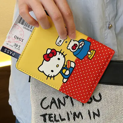 可爱猫可爱猫卡通护照夹证件包保护套多功能卡包出国旅行便携收纳 - 13