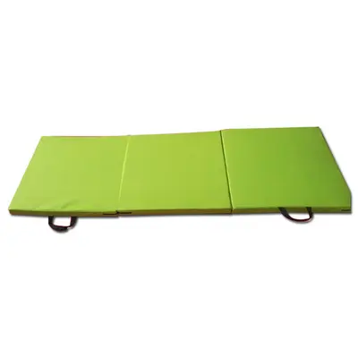 Katlanabilir Deri Yoga Minderi, Kaymaz Ev Tipi Fitness Matı - 6