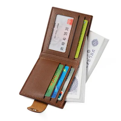 Men's Short Wallet, Large Capacity, Multi-Card Slots - 4