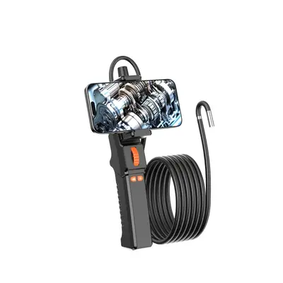 6.5mm endüstriyel borescope, çift yönlü, kanalizasyon ve otomotiv muayenesi - 6