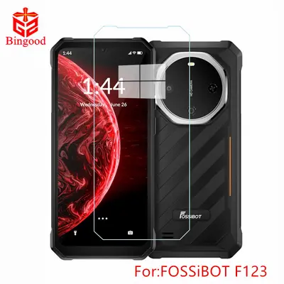 Mobile Phone Tempered Glass Screen Protector for FOSSiBOT F123 Screen Protector Cross-border Accessories Clear Film In Stock