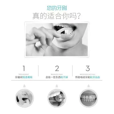 跨境新品全自动电动牙刷超声波电动洁牙器充电防水美牙仪家用神器