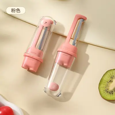 便携收纳式削皮刀多功能果蔬刮皮器迷你便携易收纳削皮刀 - 6