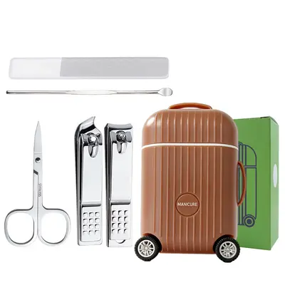 Mini travel nail care set, portable nail clippers - 9