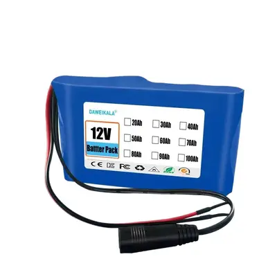 12V 3S2P 40000mAh şarj edilebilir lityum iyon pil paketi