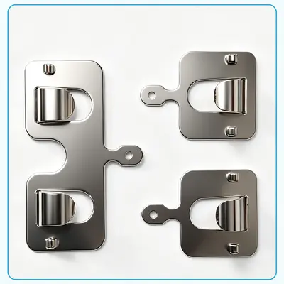 Toy Remote Control Battery Compartment Nickel-Plated Contact Strip