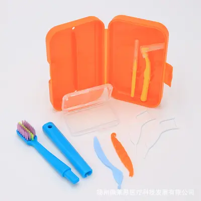 Orthodontic oral care kit with dental wax and brush - 9
