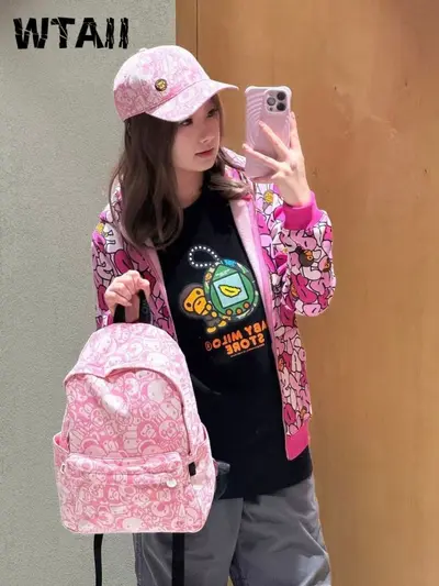 WTAII Cartoon Camouflage Student Backpack, 2026 Model - 3