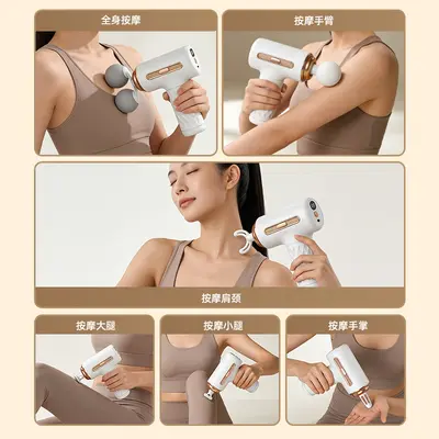 Dual-Head Massage Gun with Digital Display, Home Vibration Massager - 2