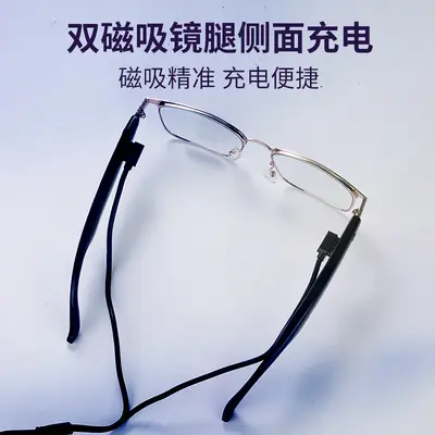 智能蓝牙眼镜ai人工半框近视眼镜可配度数防蓝光女平光镜镜片黑框 - 5