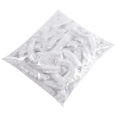 Tek kullanımlık plastik sarma kapağı ev taze tutma çantası elastik ağızlı buzdolabı gıda soğutma toz geçirmez ve kokusuz tabak kapağı