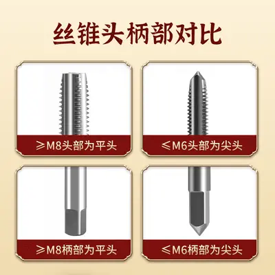M3-M10 Straight Flute Machine Tap 6542 HSS, Deep Hole Drill Bit