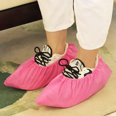Thickened Disposable Non-Woven Shoe Covers, Dust-Proof - 9