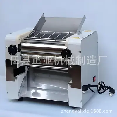 商用自动不锈钢揉面压皮机轧面机不黑面压面机轻松制作馒头拉面