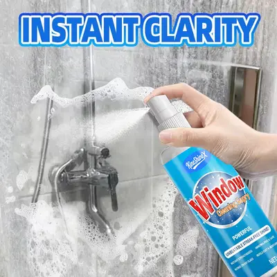 Bathroom Mirror Water Stain Remover, Anti-Fog Spray