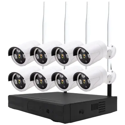 4-Kanal-3MP-WiFi-Kamera-Systemset - 8