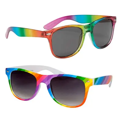 Regenbogen-Dekorations-Sonnenbrille mit optionalem Logo-Aufdruck - 4