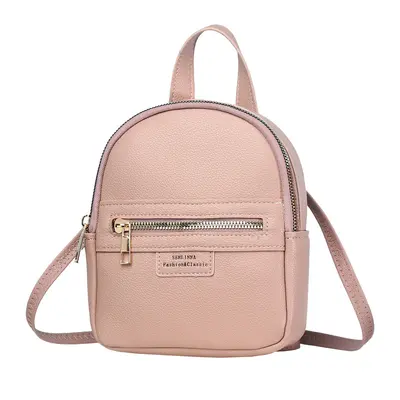 Senlina Women's Backpack, PU Leather Litchi Pattern - 6