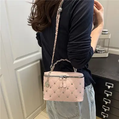 Chain Box Bag for Women, Summer Style, Small Chanel-Style, Crossbody - 4