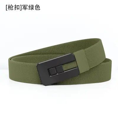 Elastik Bel Naylon Taktik Kemeri Askeri Eğitim Erkek Alaşım İtme-Çekme Toka Esnek Outdoor Spor Trend Deri Kemer - 10
