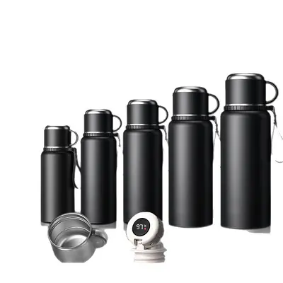 316 Paslanmaz Çelik Termos, 500 ml Büyük Kapasiteli, Sızdırmaz Outdoor Matara - 6
