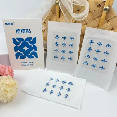 新款痘痘贴物理吸脓修护快速瘪痘上妆不卡粉国风设计颜值修护双