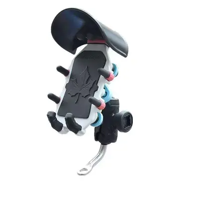 E-Bike Phone Mount with Shock Absorption and Octopus Motorcycle Holder - 10