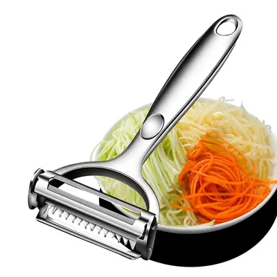Multifunctional Zinc Alloy Peeler for Potatoes and Fruit