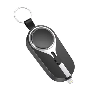 Keychain Ultra-Thin Mini Power Bank 2000 mAh with Wireless Charging, 2-in-1 - 9