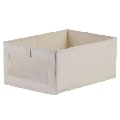 Cotton Linen Clothing Storage Box Foldable Large Capacity - 6