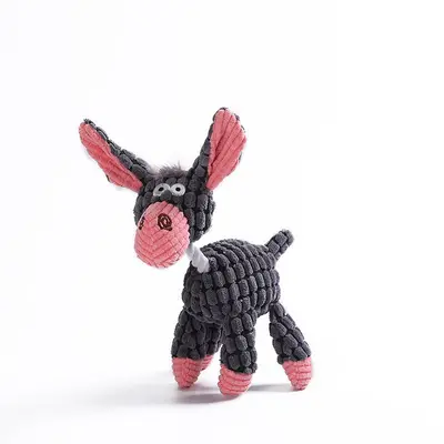 Cigarette-Shaped Squeaky Plush Dog Toy - 9