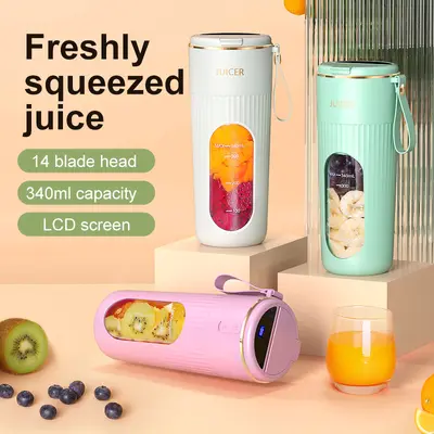 Tragbarer Mini-Elektroentrafter und Smoothie-Mixer