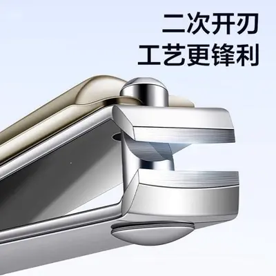 Stainless steel nail care set, 5-piece, rotating case - 4