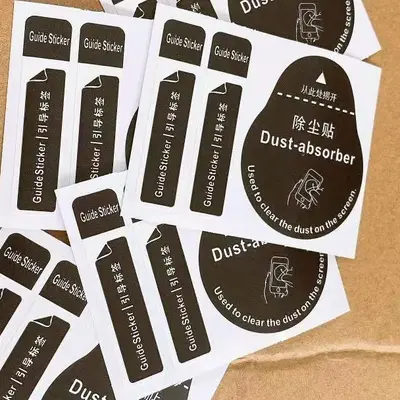 Guide label vacuum film tool mobile phone screen vacuum film wholesale dust removal label manufacturer deep cleaning - 11