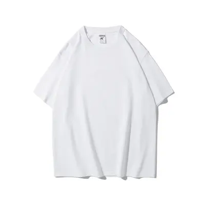 Herren-Sommershirt AG280g Maqin Herren-Schwerstoff-Rundhals-T-Shirt 100% Baumwolle Uni-Herren-Kurzarm-Herren-Bedrucktes T-Shirt - 7