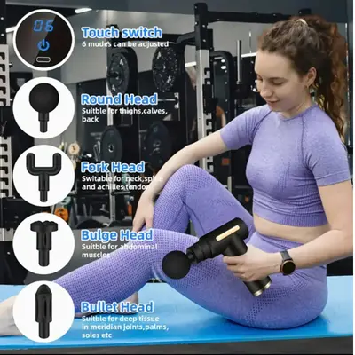 LCD 720 Fascia Massage Gun, Rechargeable, Portable - 2