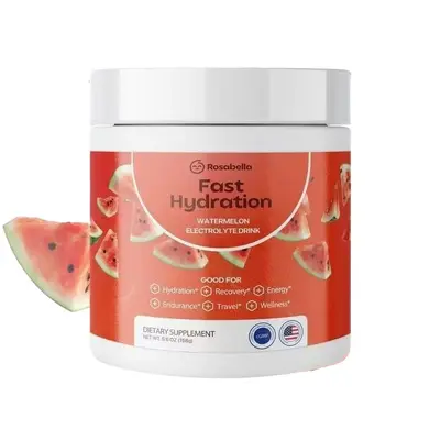 TK亚马逊跨境爆款158gFast Hydration源工厂西瓜电解质粉快速补水