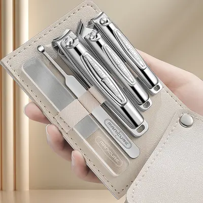 Nagelschere-Set, Nagelschere, Nagelschere, Fußnagelschere, einzelne multifunktionale Pediküre, tragbare Manikürschere für Zuhause - 13