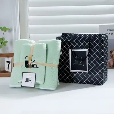 Mercan kadife banyo havlusu 2'li set - 9