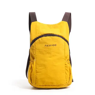 Süper Hafif Moda İnce Katlanır Seyahat Çift Omuz Çantası Erkek Kadın Uyumlu Outdoor Spor Sırt Çantası Hafif Çok Yönlü Dağcılık Sırt Çantası - 8