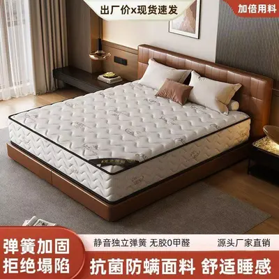 Economy Silent Spring Latex Mattress, 20 cm Thick, Coconut Palm Layer