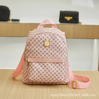 Printed Large Capacity Women's Backpack - 7