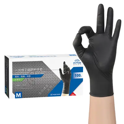 Gıda Sınıfı Tek Kullanımlık Nitril Eldiven, Dayanıklı, Kauçuk - 7
