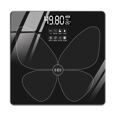 Sınır ötesi Bluetooth elektronik tartı, vücut ağırlığı tartısı, şarj edilebilir akıllı vücut yağ tartısı, sağlık tartısı, tek parça minimum sipariş, ağırlık tartısı. - 9