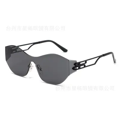 2025 rahmenlose einteilige Sonnenbrille für Herren und Damen - 7