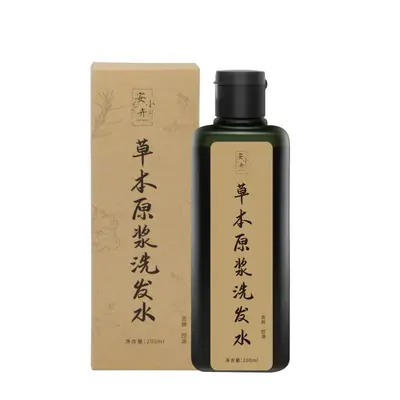 Herbal Shampoo with Polygonum and Platycladus Leaf, Anti-Dandruff - 9