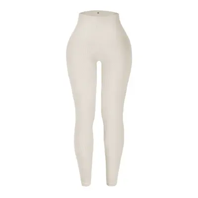 Threaded Seamless Yoga Leggings, Long, Women's, High Waist, Butt-Lifting