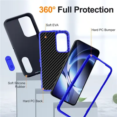 Grenzüberschreitend passend für Samsung S26 Ultra Verteidigung Dreifach-Schutz Handyhülle Galaxy A17 mattiert anti-Fingerabdruck Schutzhülle